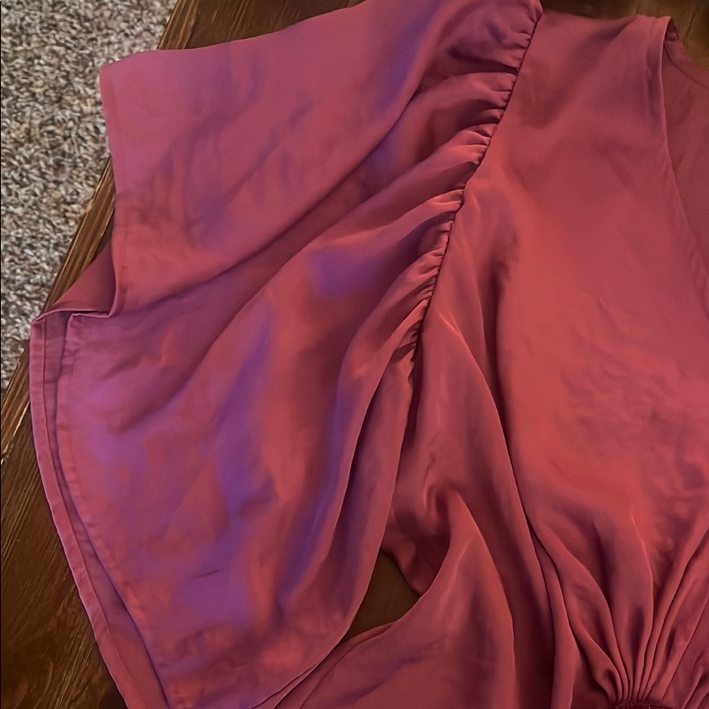 DKNY Women's Magenta Blouse - Picture 7 of 10